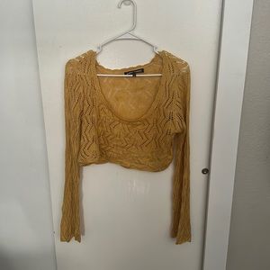 crochet bohemian crop top